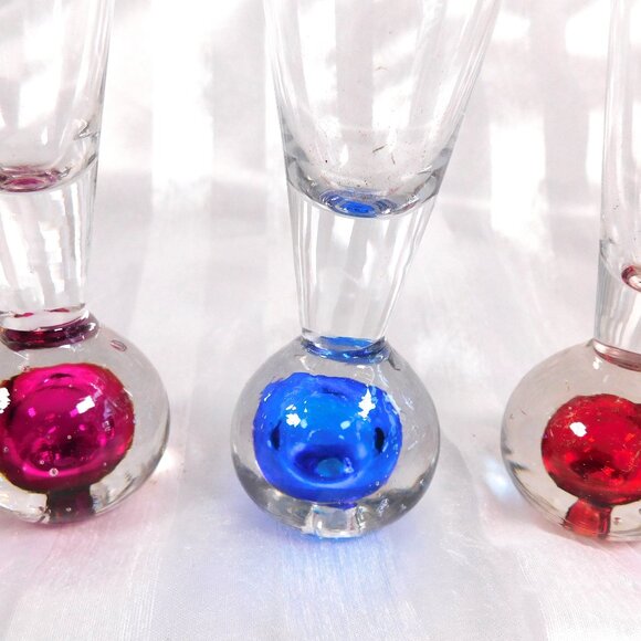 Circleware Lot of Six Mutlicolor Shot Glasses - Picture 5 of 7